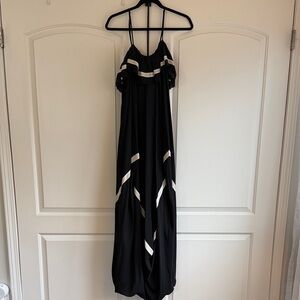cocktail semi formal dresses Semi-Formal Dress Sweetheart By May Queen MQ2149 Style:Without Slit Print:CHECK Package Content Anne Klein Women's Asymmetric